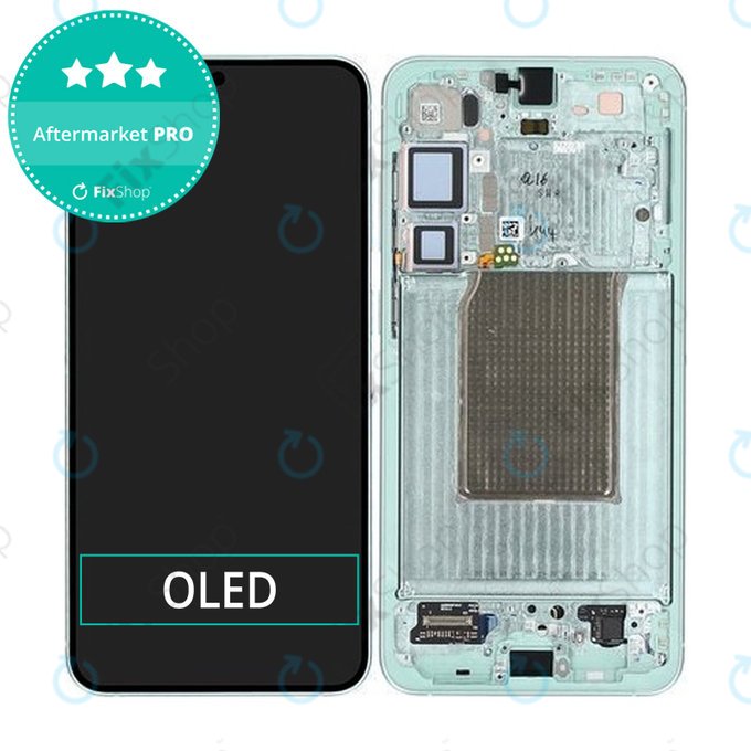 Samsung Galaxy S25 Plus - Ecran LCD + Sticlă Tactilă + Ramă (Mint) OLED