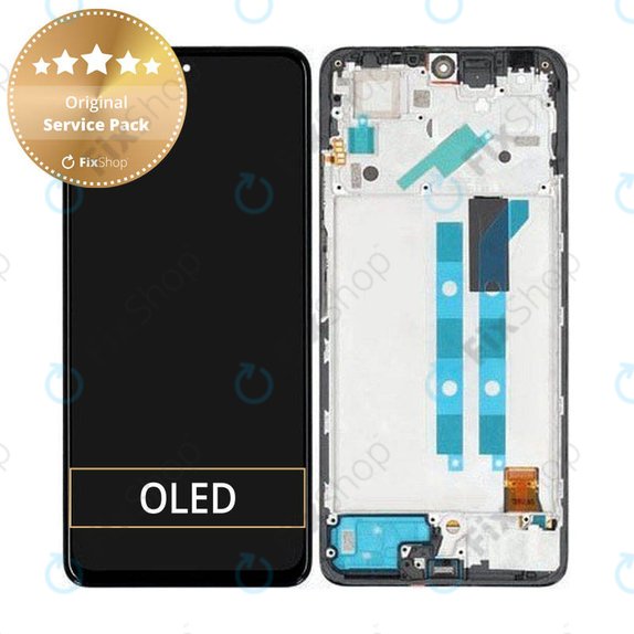 Xiaomi Redmi Note 11 Pro 4G, 5G - Ecran LCD + Sticlă Tactilă + Ramă (Graphite Grey) - 5600010K6S00, 5600010K6T00 Genuine Service Pack