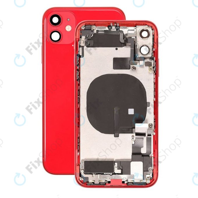 Apple iPhone 11 - Carcasă Spate cu Piese Mici (Red)
