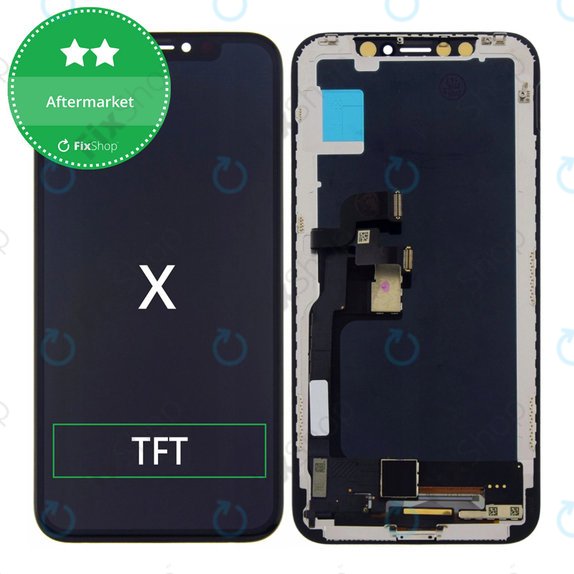 Ecran pentru iPhone X, Sticlă tactilă cu ramă