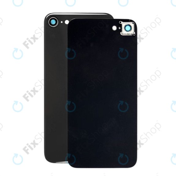 Apple iPhone 8 - Sticlă Carcasă Spate + Sticlă Cameră Spate (Space Gray)