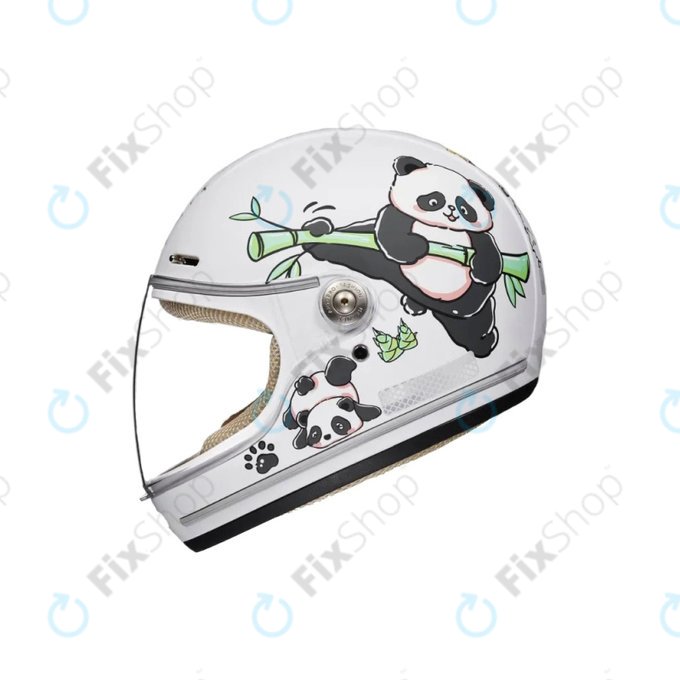 Cască pentru copii pentru trotinetă electrică și bicicletă (46–52 cm) (Panda)