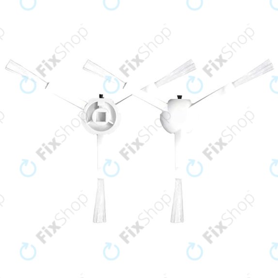 Xiaomi Dreame L20 Ultra, X20 Pro, X20 Pro Plus - Perie laterală (Alb) - 2buc