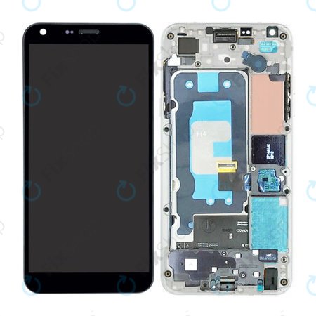 LG Q6 M700N - Ecran LCD + Sticlă Tactilă + Ramă (Alb)
