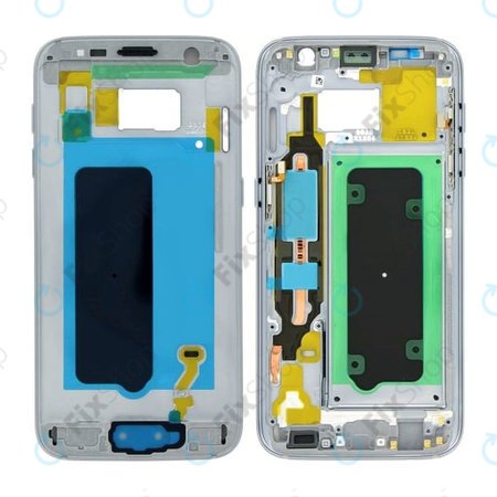 Samsung Galaxy S7 G930F - Ramă Frontală (Black) - GH96-09788A Genuine Service Pack