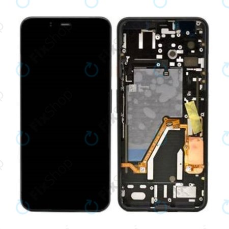 Google Pixel 4 XL  - Ecran LCD + Sticlă Tactilă + Ramă (Oh So Orange) - 20GC20W0014