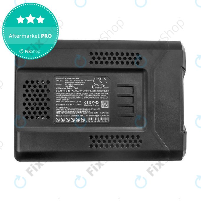 Baterie pentru Greenworks Pro 80V, Cramer 82V, Stiga Combi, Stiga Multiclip, 2000mAh, Li-Ion, 80V, 2901302, HQ