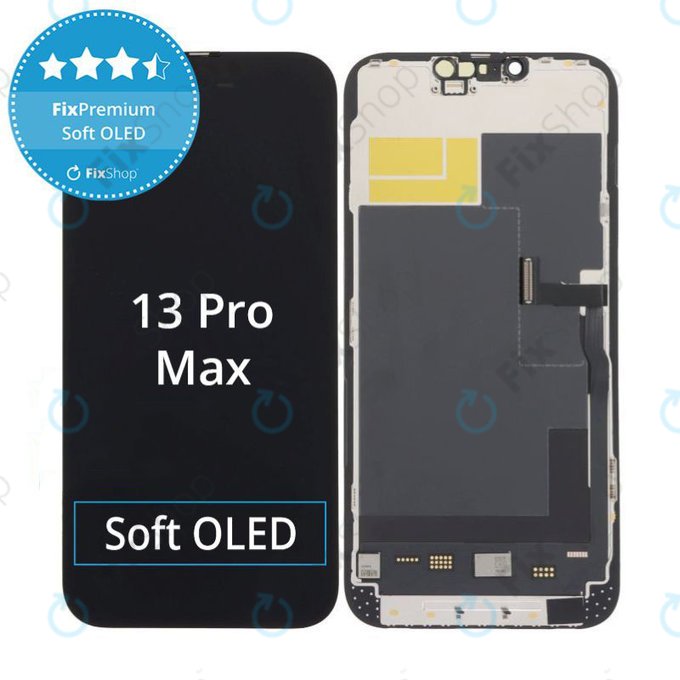 Ecran Soft OLED pentru iPhone 13 Pro Max - Sticlă Tactilă + Ramă, DIAGNOSTIC
