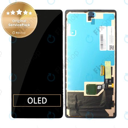 Google Pixel 6 - Ecran LCD + Sticlă tactilă + Ramă (Stormy Black) OLED - G949-00175-01 Genuine Service Pack