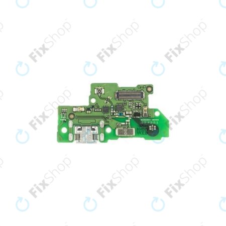 Huawei Y7 Dual TRT-L21 - Conector de Încărcare + Cablu flex - 02351GND Genuine Service Pack
