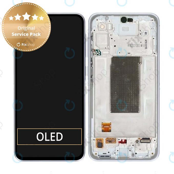 Samsung Galaxy A36 A366E - Ecran LCD + Sticlă Tactilă + Ramă (Awesome Lavender) - GH82-36841D Genuine Service Pack