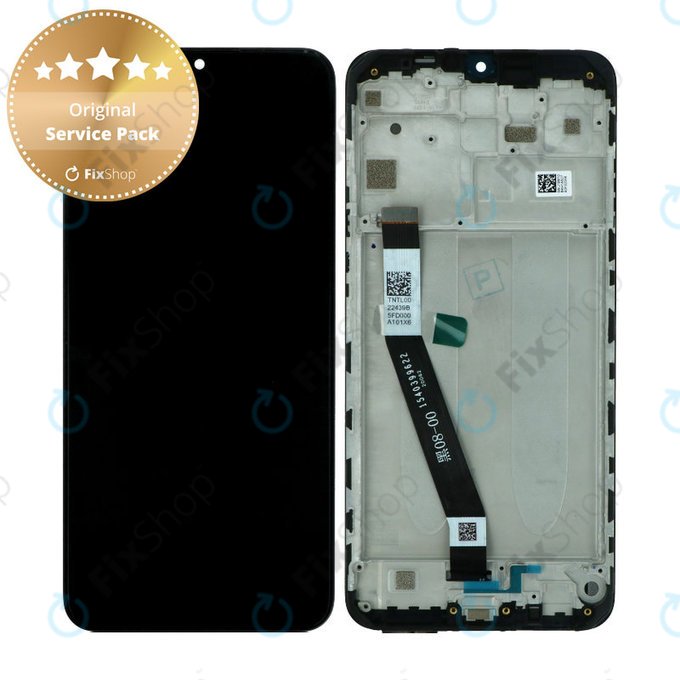 Xiaomi Redmi 9 - Ecran + Ecran Tactil + Ramă (Black) - 5600050J1900 Genuine Service Pack