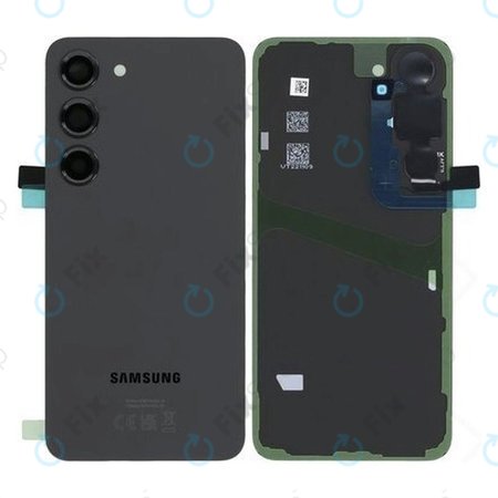 Samsung Galaxy S23 S911B - Carcasă Baterie (Phantom Black) - GH82-30393A Genuine Service Pack