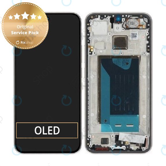 Ecran pentru Xiaomi 15T, Rose Gold, Sticlă tactilă cu ramă, 5600030O12A00, Genuine Service Pack