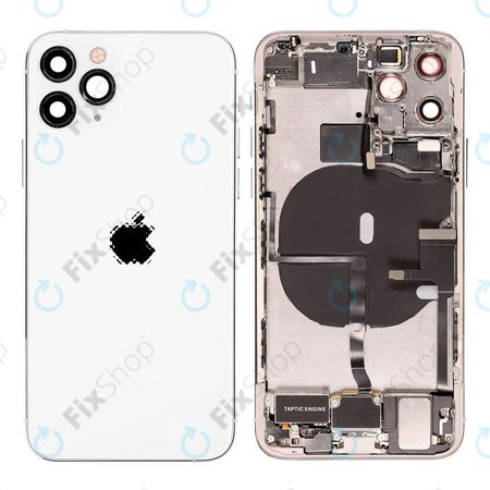 Apple iPhone 11 Pro - Carcasă Spate cu Piese Mici (Silver)