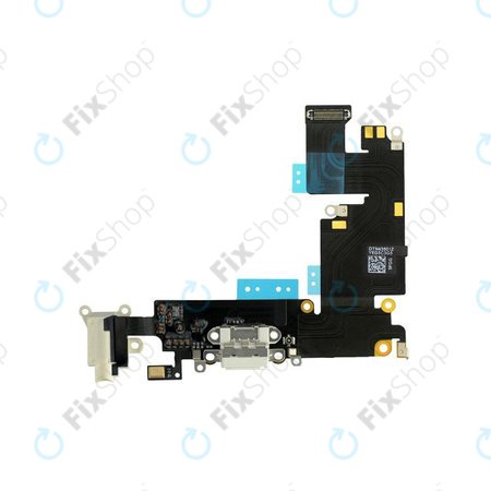 Apple iPhone 6 Plus - Conector de Încărcare + Conector Jack + Microfon + Cablu Flex (White)