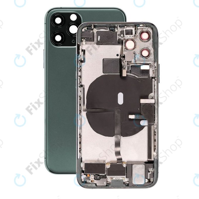 Apple iPhone 11 Pro - Carcasă Spate cu Piese Mici (Green)