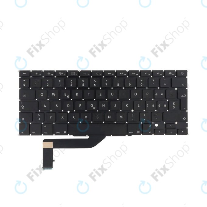 Apple MacBook Pro 15" A1398 (Mid 2012 - Mid 2015) - Tastatură CH
