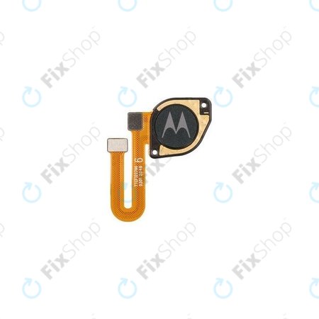 Motorola Moto G30 XT2129 - Senzor de Amprentă Deget + Cablu Flex (Dark Pearl) - SC98C98181 Genuine Service Pack