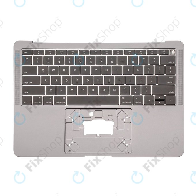 Apple MacBook Air 13" A1932 (2018 - 2019) - Superior Ramă Tastatură + Tastatură US (Space Gray)