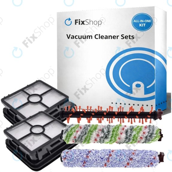 Set de piese de schimb pentru Bissell Crosswave 17132, 2225N, 2582N, 3551N (1x perie rotativă pentru covoare, 1 pereche de perii rotative pentru diferite suprafețe, 2x Filter)