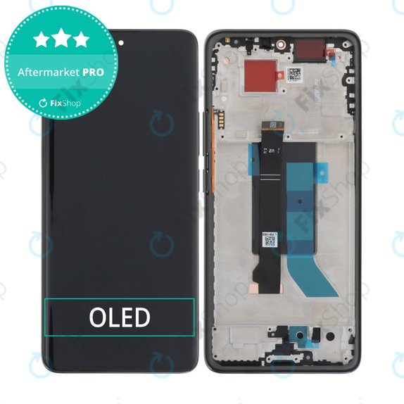 Xiaomi Redmi Note 14 Pro 5G 24090RA29G - Ecran LCD + Sticlă Tactilă + Ramă (Midnight Black) OLED