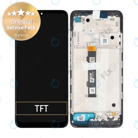 Motorola Moto G50 XT2137 - Ecran LCD + Sticlă Tactilă + Ramă (Steel Grey) - 5D68C18403 Genuine Service Pack
