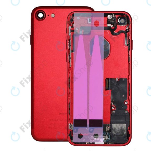 Apple iPhone 7 - Carcasă Spate cu Piese Mici (Red)