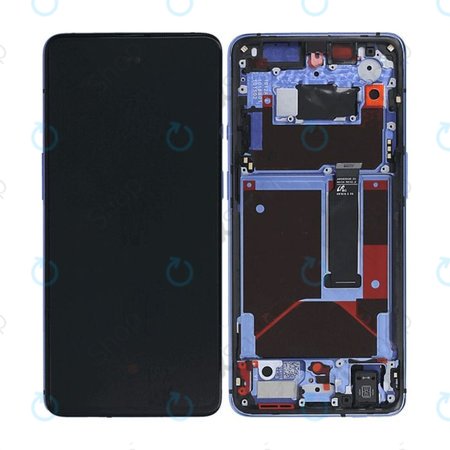 OnePlus 7T - Ecran LCD + Sticlă Tactilă + Ramă (Glacier Blue) - 2011100083