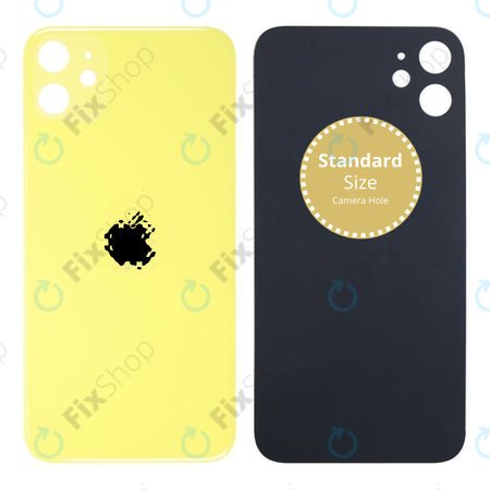 Apple iPhone 11 - Sticlă Carcasă Spate (Yellow)