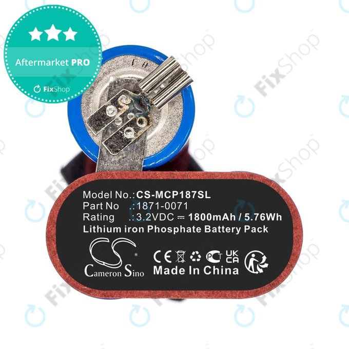 Baterie pentru Ermila Bellina, Moser Chrom Style Pro 1871, 1800mAh, LiFePO4, 3.2V, 1871-0071, HQ