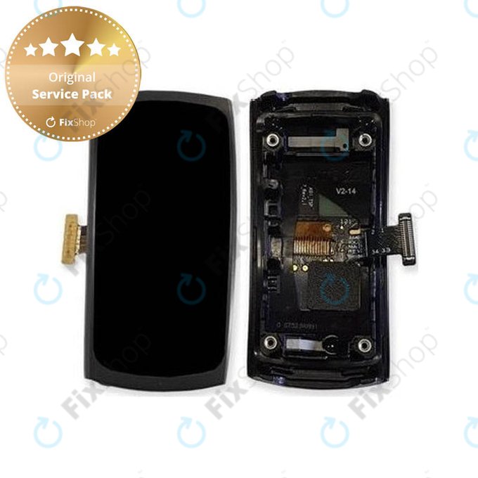 Samsung Gear Fit 2 SM-R360 - Ecran LCD + Sticlă Tactilă + Ramă (Gray) - GH97-19001A, GH97-19201A Genuine Service Pack
