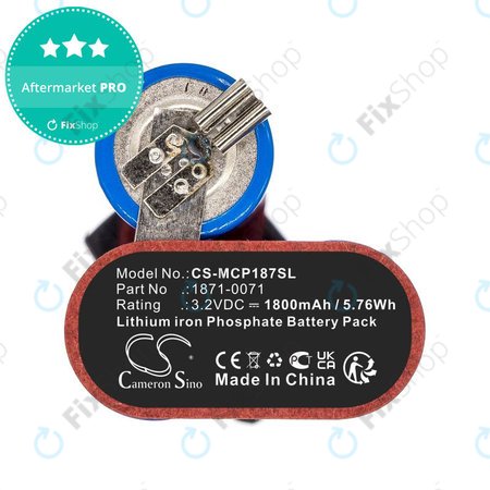 Baterie pentru Ermila Bellina, Moser Chrom Style Pro 1871, 1800mAh, LiFePO4, 3.2V, 1871-0071, HQ