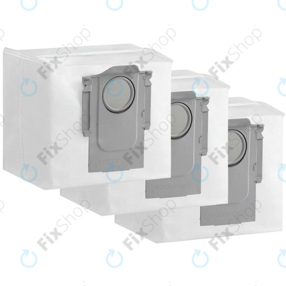 Sac de praf, 3 buc. pentru Roborock Q10 VF, VF+, V, V+, S5, S5+