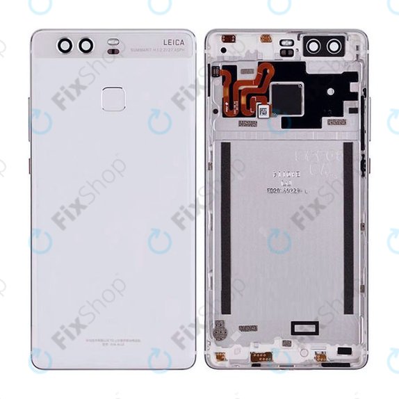 Huawei P9 - Carcasă Baterie + Senzor Ampentruntă (Mystic Silver)