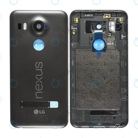 LG Nexus 5X H791 - Carcasă Baterie (Negru) - ACQ88434812 Original