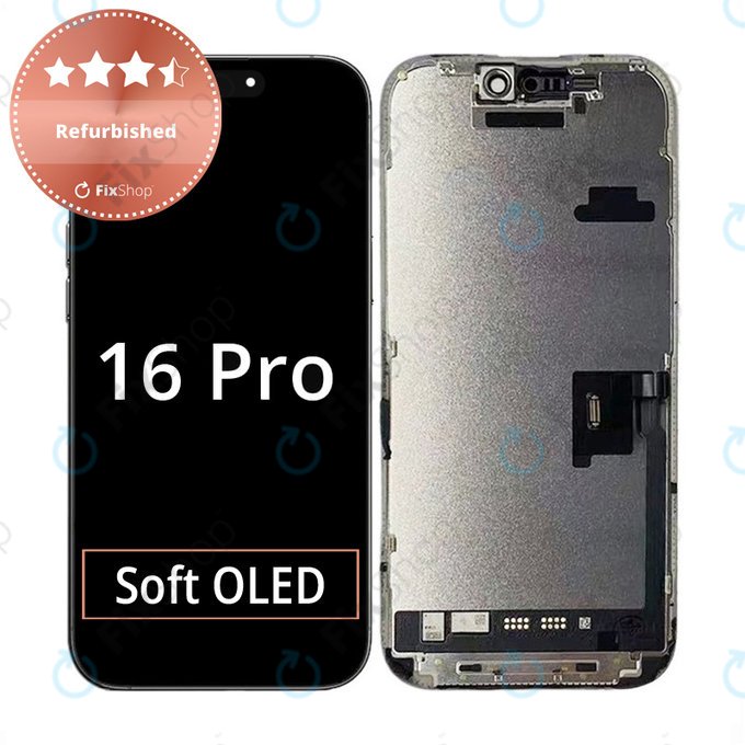 Apple iPhone 16 Pro - Ecran LCD + Sticlă Tactilă + Ramă Refurbished