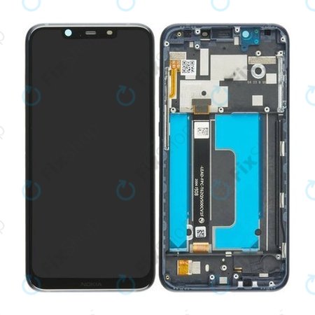 Nokia 8.1 (Nokia X7) - Ecran LCD + Sticlă Tactilă + Ramă (Blue) - 20PNXLW0001