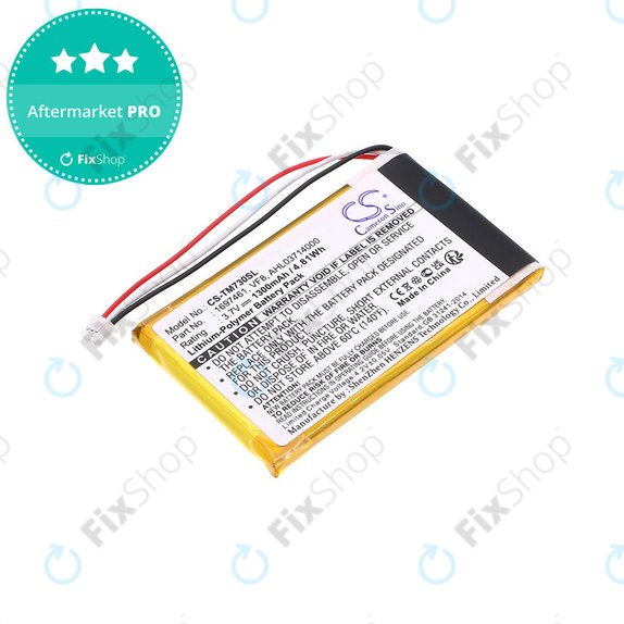 Baterie pentru TomTom Go 530 Live, 630T, 720, 730T, 930T, 1697461, Li-Polymer, 3.7V, 1300mAh, HQ