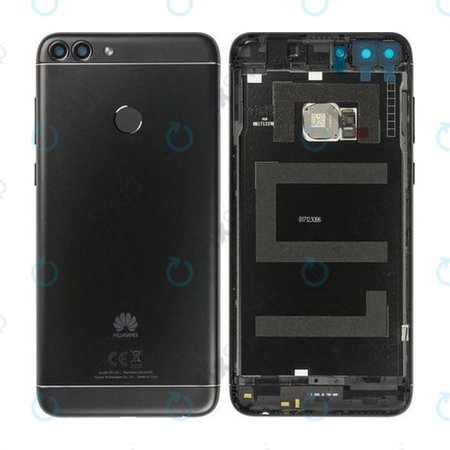 Huawei P Smart FIG-L31 - Carcasă Baterie + Senzor de amprentă (Black) - 02351TEF, 02351STS, 02352NCC Genuine Service Pack