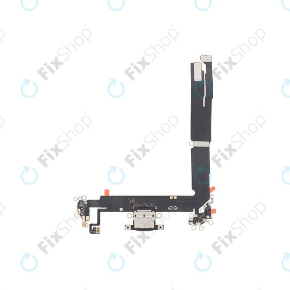 Apple iPhone 16 Plus - Conector de Încărcare + Cablu Flex (Black)