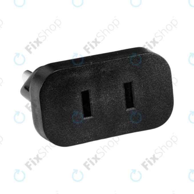 Adaptor 220V pentru priză de la US la EU (Negru)