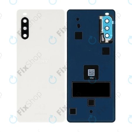Sony Xperia 10 III - Carcasă Baterie (White) - A5034098A Genuine Service Pack