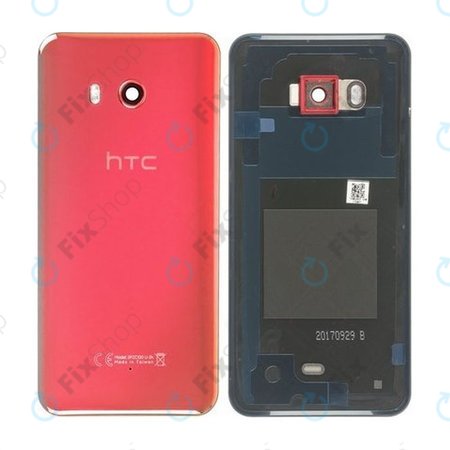 HTC U11 - Carcasă Baterie (Ro?u) - 74H03337-25M
