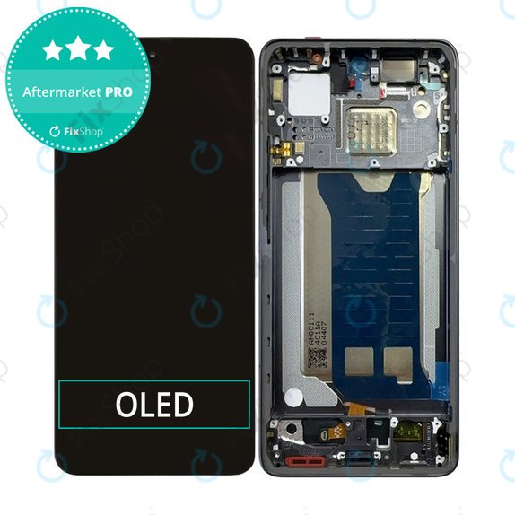Xiaomi Poco F7 Pro - Ecran LCD + Sticlă Tactilă + Ramă (Black) OLED