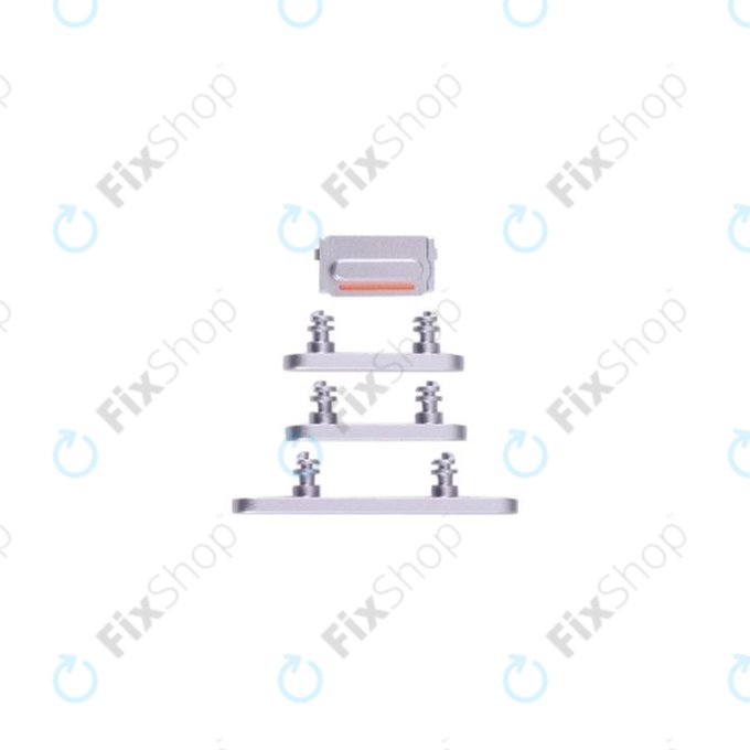 Apple iPhone 14 Pro Max - Butoane Laterale (Silver)