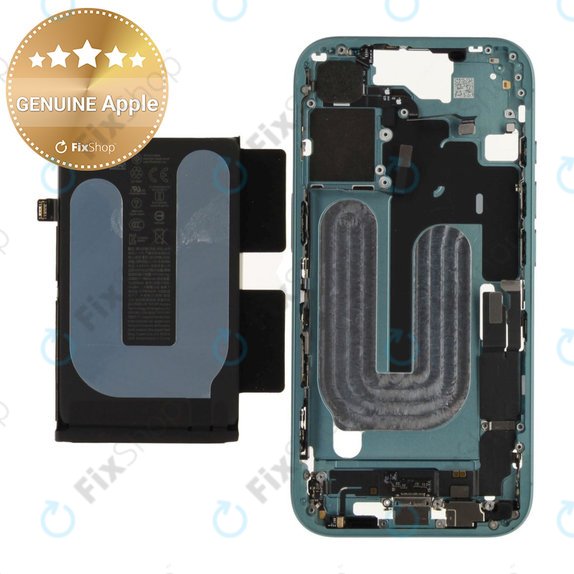 Ramă Mijlocie cu Baterie iPhone 16 | Green | ZD076-00683 | Genuine Apple