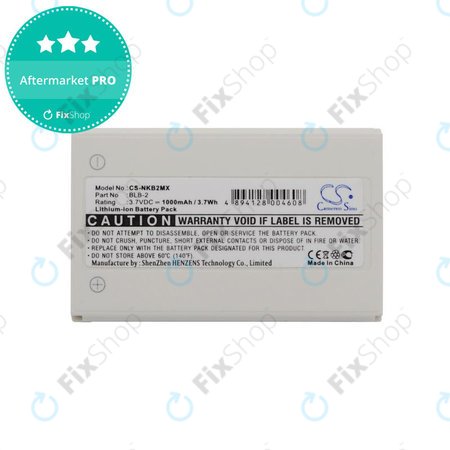 Baterie pentru Nokia 3610, 6510, 8310, 1000mAh, Li-Ion, 3.7V, BLB-2, HQ