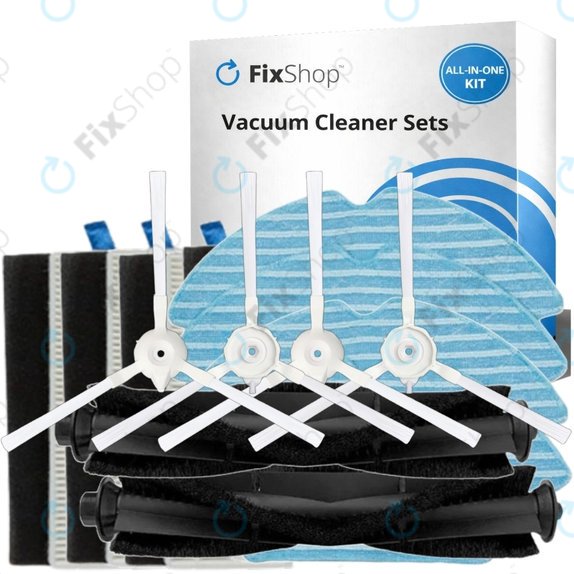 Set de piese de schimb pentru Rowenta X-Plorer S75 (2x Perie principală, 4x Filter, 4x Perie laterală, 4x Mop)