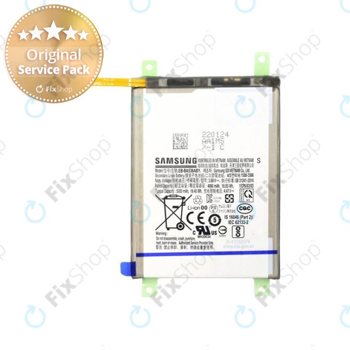 Samsung Galaxy A33 5G A336B - Baterie EB-BA536ABY 5000mAh - GH82-28146A Genuine Service Pack
